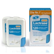 Lactrase 6.000 FCC Laktase Tabletten im Klickspender 2X120 St