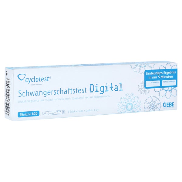 Cyclotest Schwangerschaftstest Digital 2 1 St