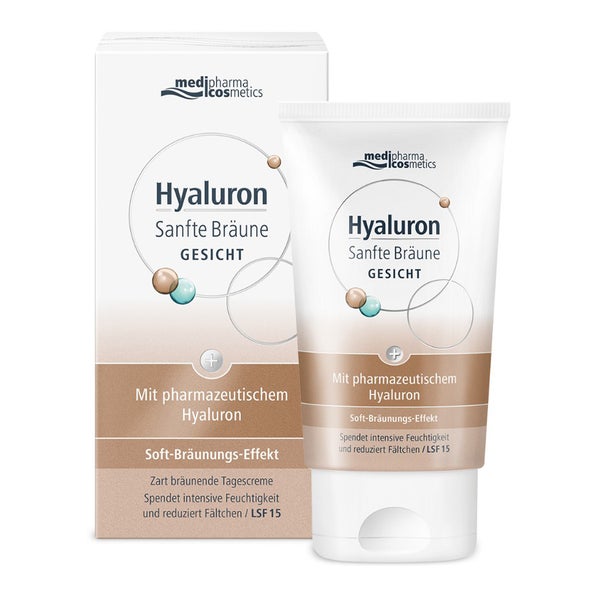 medipharma cosmetics Hyaluron Sanfte Bräune Gesichtspflege 50 ml