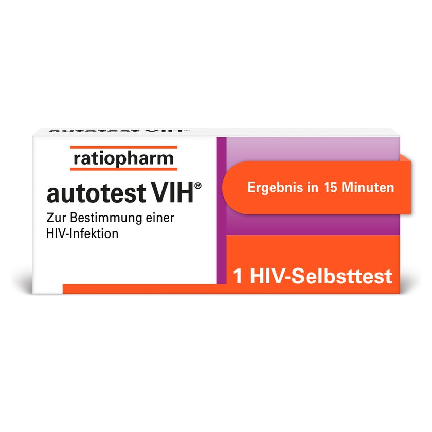 Autotest VIH Hiv-selbsttest ratiopharm 1 St