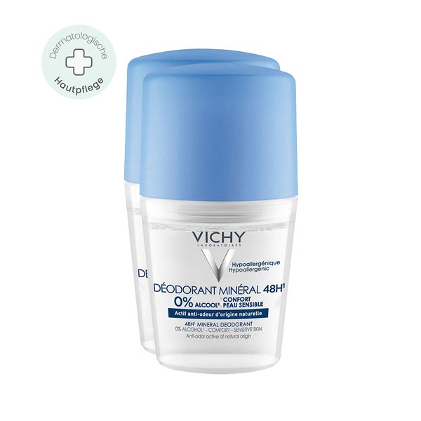 Vichy Deodorant Roll-on Minéral 48h 2X50 ml