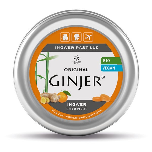 Ingwer Ginjer Pastillen Bio 40 g