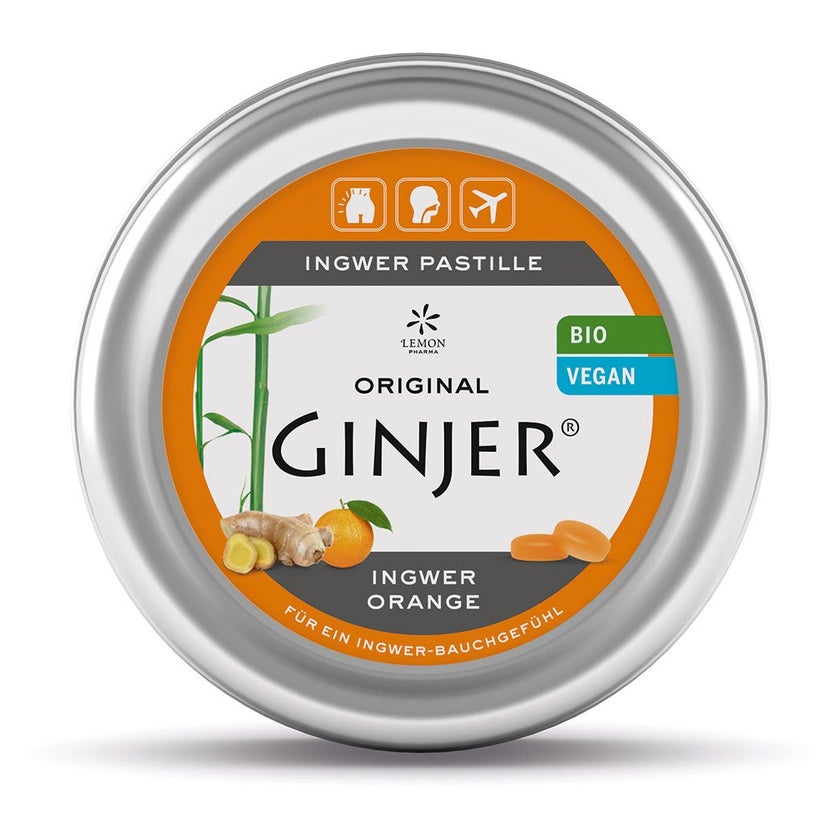 Lemon Pharma Original GINJER® Ingwerpastille, Orange 40 g