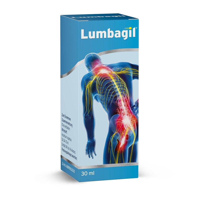 LUMBAGIL® Tropfen bei Nervenschmerzen und Ischias 30 ml