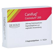 Produktabbildung: Canifug Cremolum 200 Vaginalsuppositorien 3 St
