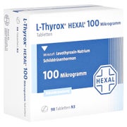 L-THYROX HEXAL 100 Mikrogramm Tabl.i.Kalenderpack. 98 St