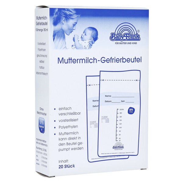 Muttermilch Gefrierbeutel 180 ml 20 St
