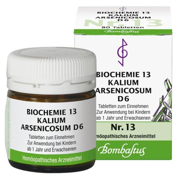 Biochemie 13 Kalium arsenicosum D 6 Tabl 80 St