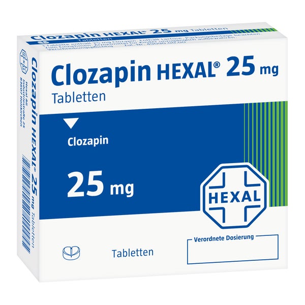 Clozapin Hexal 25 mg Tabletten 100 St