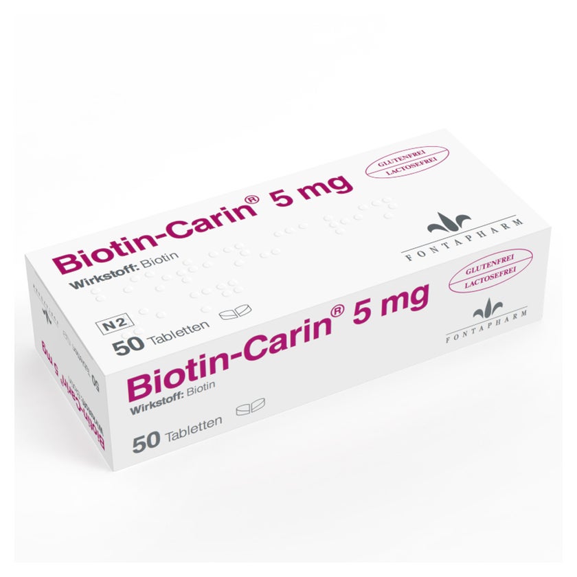 Biotin-carin 5 mg Tabletten 100 St
