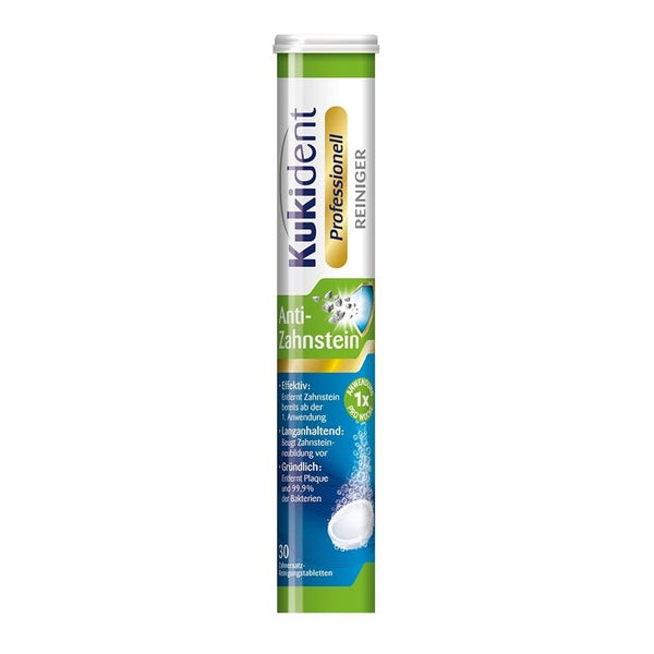 Kukident Professionell Anti-Zahnstein Gebissreiniger Tabs 30 St