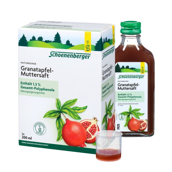 Schoenenberger naturreiner Granatapfel-Muttersaft 3X200 ml