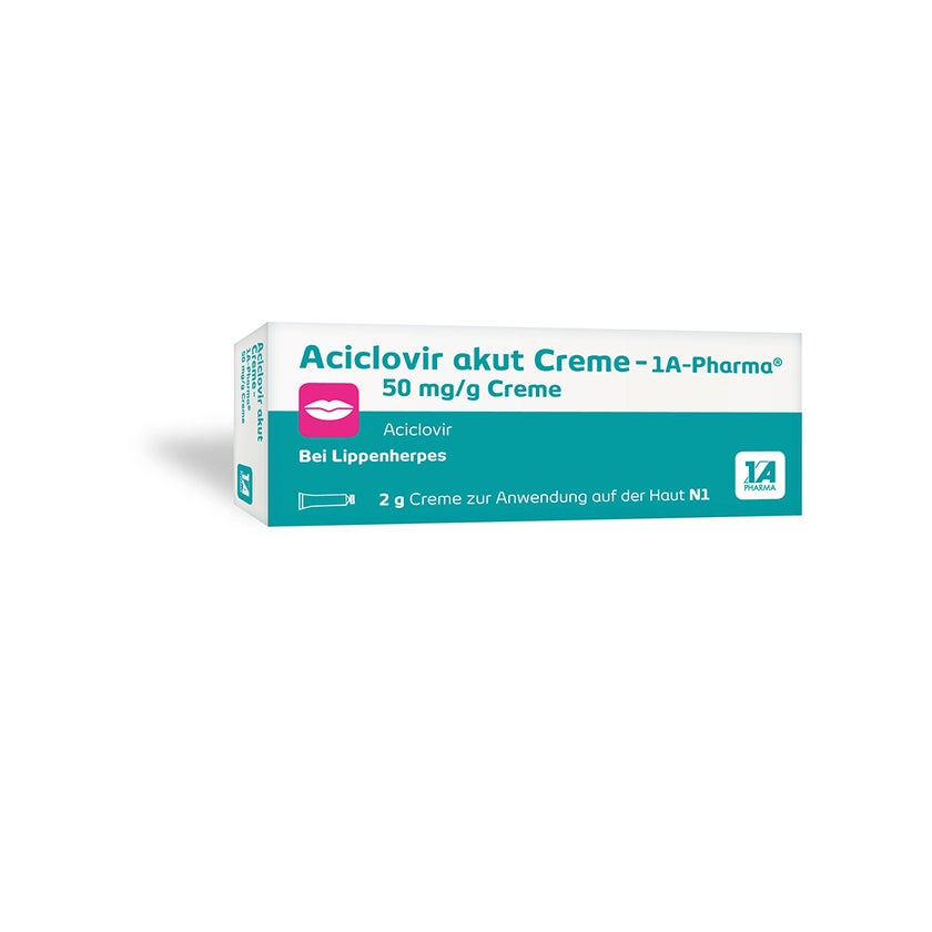 Aciclovir akut Creme-1 A Pharma 2 g