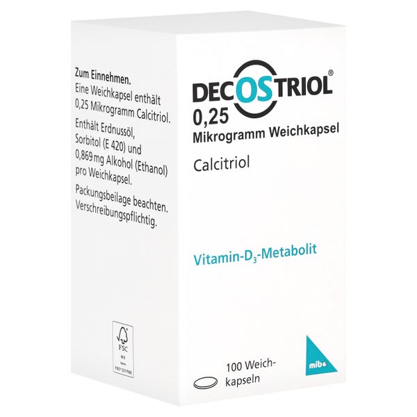 Decostriol 0,25 µg Weichkapseln 100 St