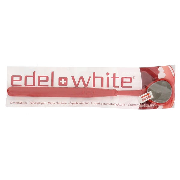 Mund-zahnspiegel Edel+white 1 St