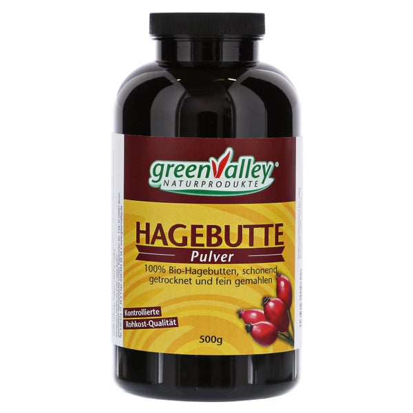 Hagebutten Pulver Bio greenvalley 500 g
