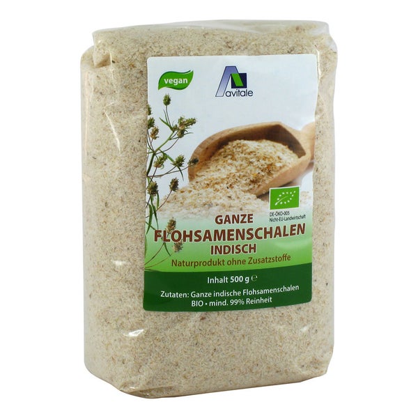Avitale Flohsamenschalen Indisch Bioqualität 500 g