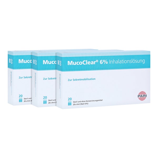 Mucoclear 6% NaCl 60X4 ml