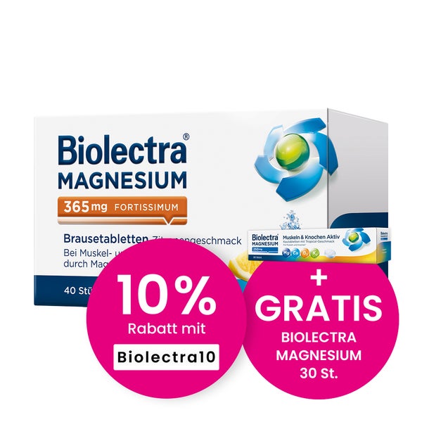 Biolectra MAGNESIUM 365 mg fortissimum 40 St