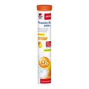 Produktabbildung: Doppelherz Vitamin D3 2000 I.E. Brausetabletten 15 St