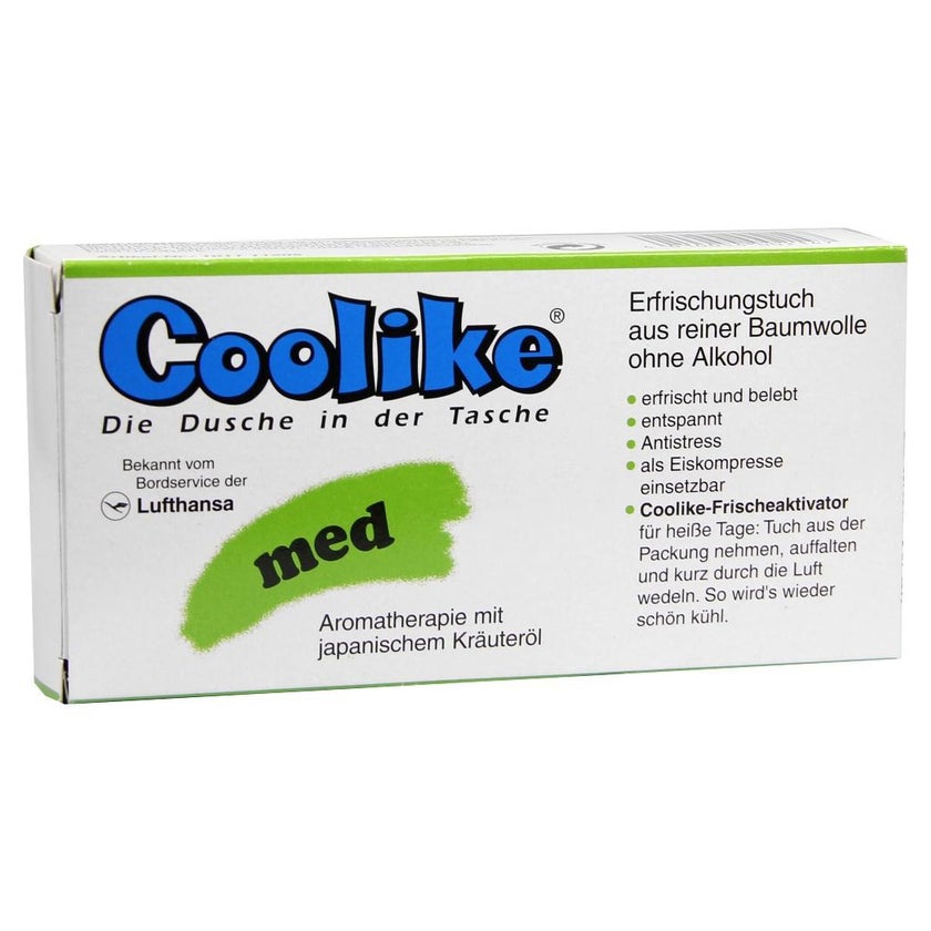 Coolike Feucht Tücher med. Heilpflanzen Öl 5 St