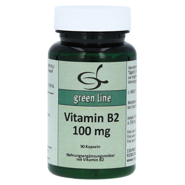 Vitamin B2 100 mg Kapseln 90 St