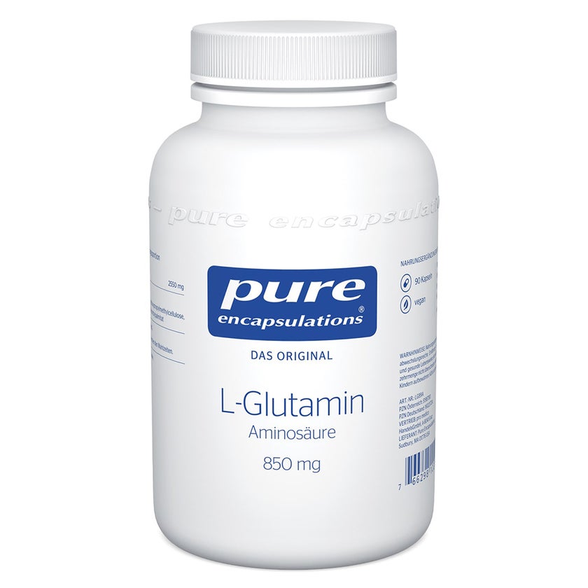 PURE Encapsulations L-glutamin 850 mg Ka 90 St
