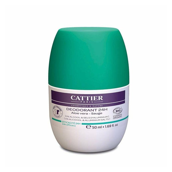Cattier Deodorant Roll-On 24h 50 ml