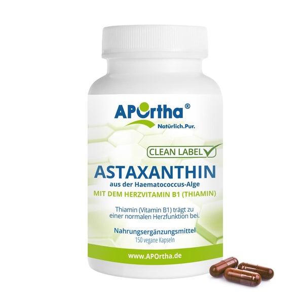 APOrtha® natürliches Astaxanthin 4 mg - vegane Kapseln 150 St