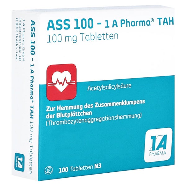ASS 100 - 1A Pharma® TAH 100 St