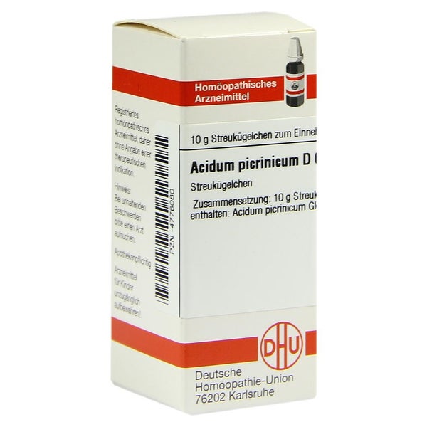 Acidum Picrinicum D 6 Globuli 10 g