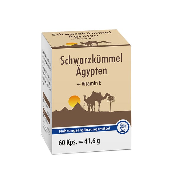 Schwarzkümmel Ägypten + E Kapseln 60 St