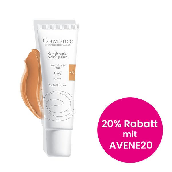 Avène Couvrance Korrigierendes Make-up Fluid Honig 4.0 30 ml