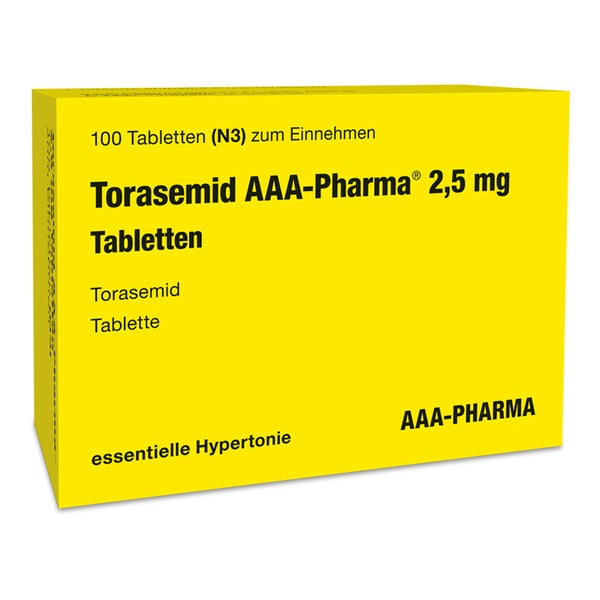 Torasemid Aaa-pharma 2,5 mg Tabletten 100 St