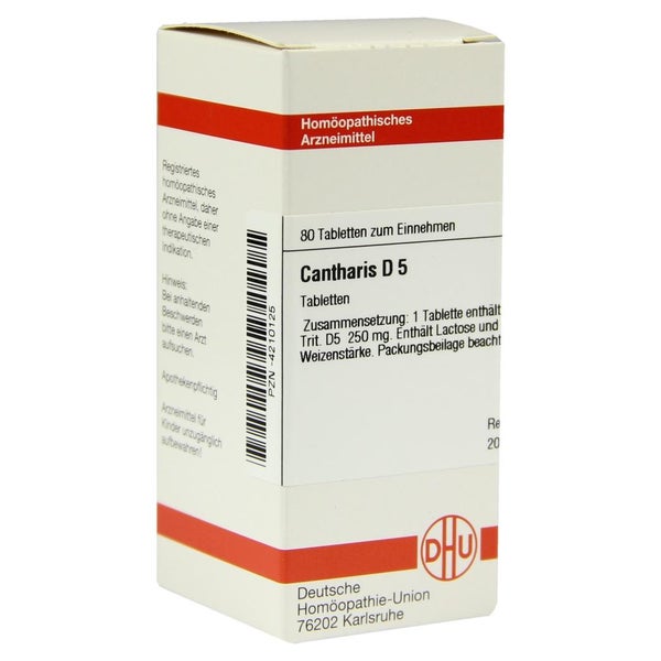 Cantharis D 5 Tabletten 80 St