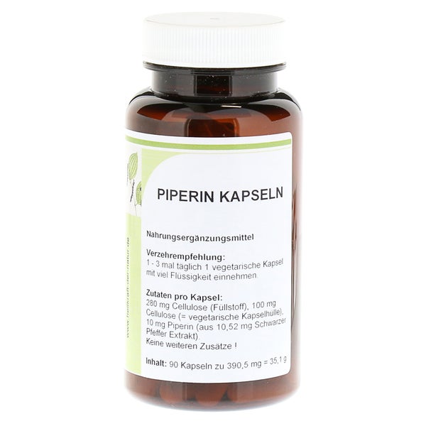 Piperin Schwarz Pfeffer Extrakt Kapseln 90 St