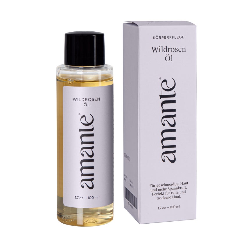 Wildrosenöl 100 % rein - Hautpflegeöl Amante 100 ml