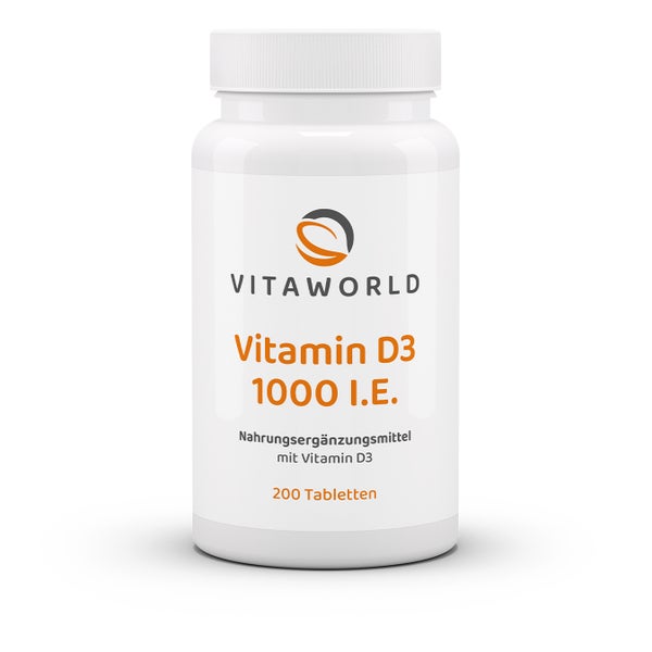 vitaworld Vitamin D3 1000 I.E. 200 St