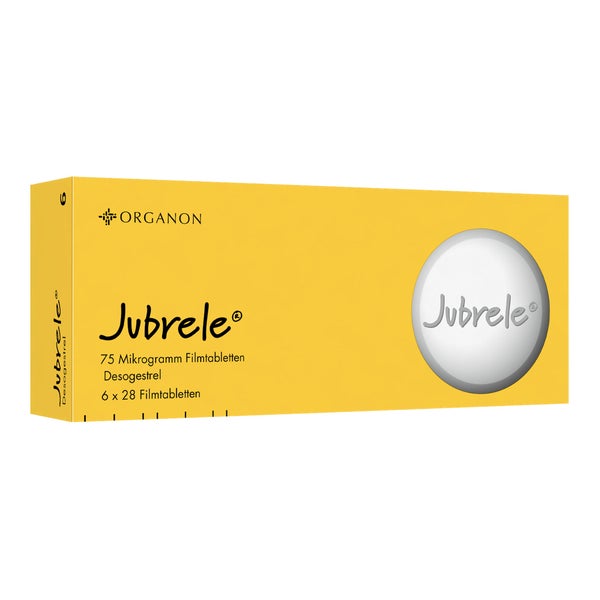 JUBRELE 75 Mikrogramm Filmtabletten Desogestrel 6X28 St