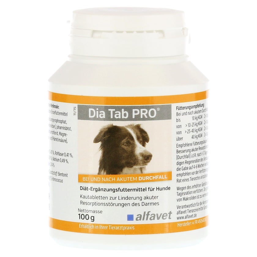 DIA TAB PRO Kautabletten f.Hunde/Katzen 100 g