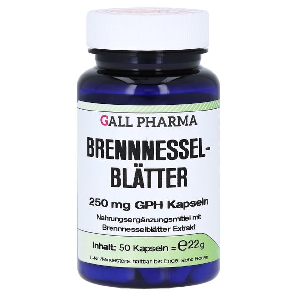 Brennnesselblätter 250 mg GPH Kapseln 50 St