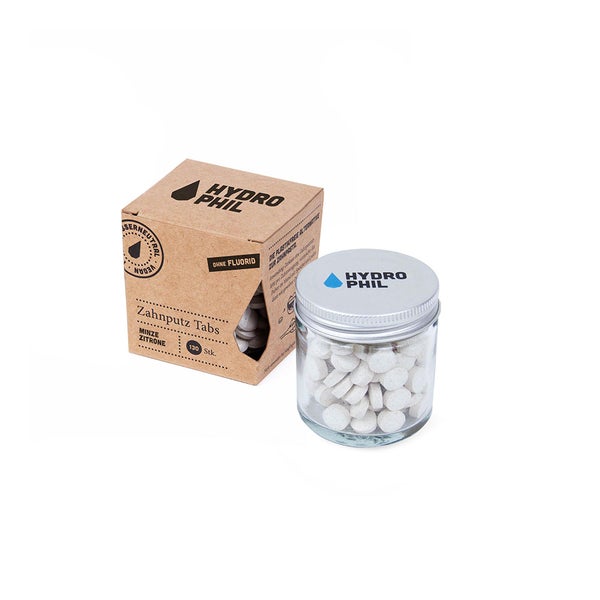 hydrophil Zahnputz Tabs Minze Zitrone 130 St