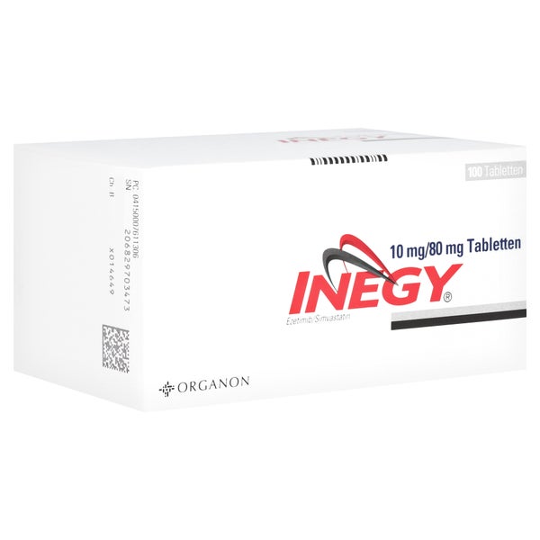 Inegy 10 Mg/80 mg Tabletten 100 St