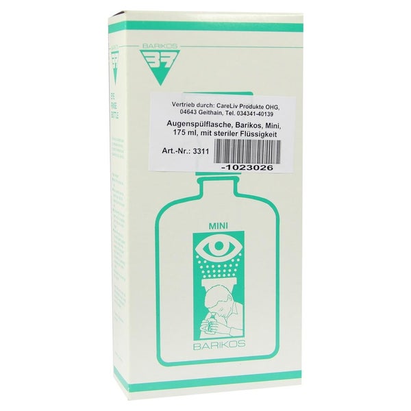 Augenspülflasche Barikos mini m.ste.Flüs 175 ml