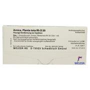 Produktabbildung: Arnica Planta tota Rh D 20 Ampullen 8X1 ml