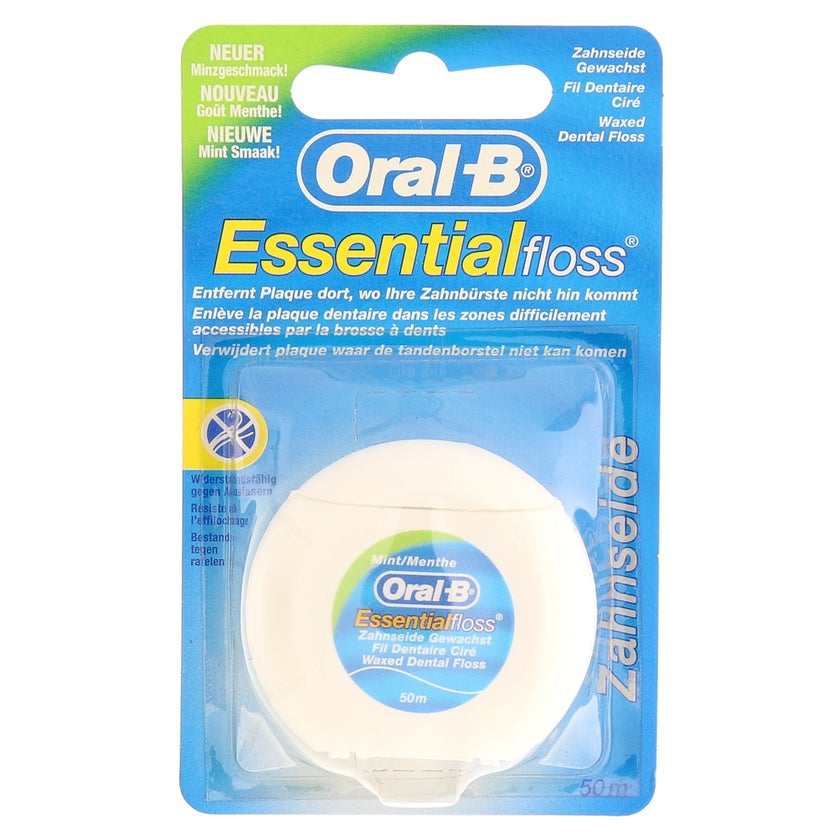 ORAL B Zahnseide Essential Floss mint gewachst 50 m 1 P