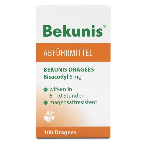 Bekunis Abführ Dragees Bisacodyl 5 mg 100 St