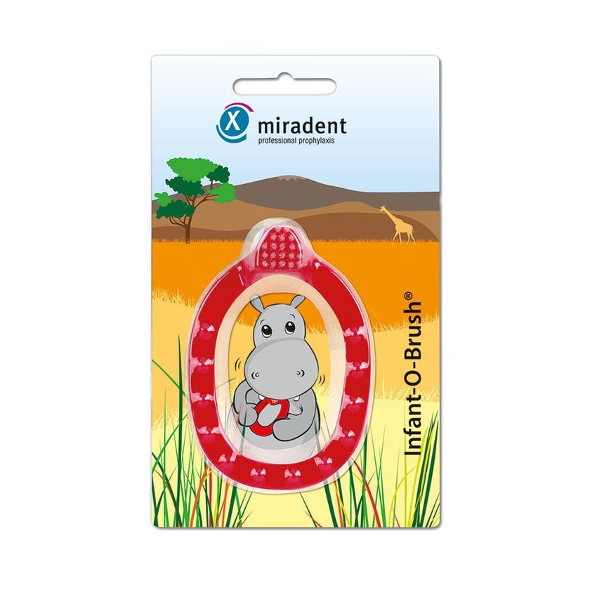 Miradent Kinder Lernzahnbürst Infant-O-Brush rot 1 St