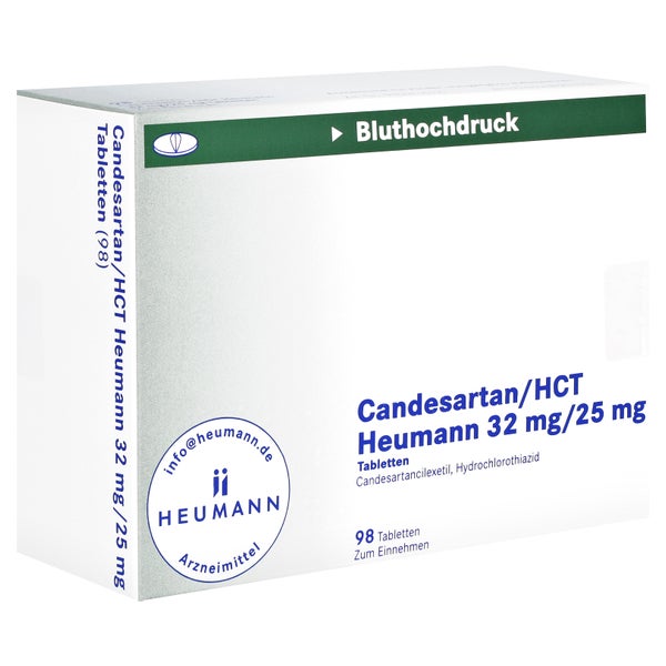 CANDESARTAN/HCT Heumann 32 mg/25 mg Tabletten 98 St