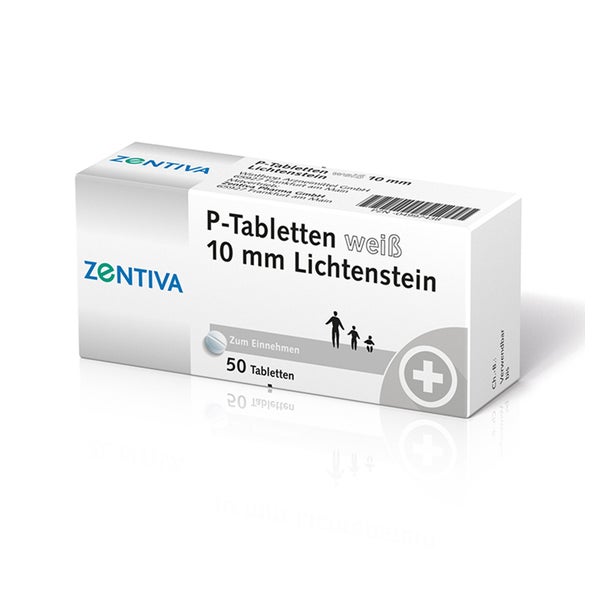 P Tabletten weiß 10 mm 50 St